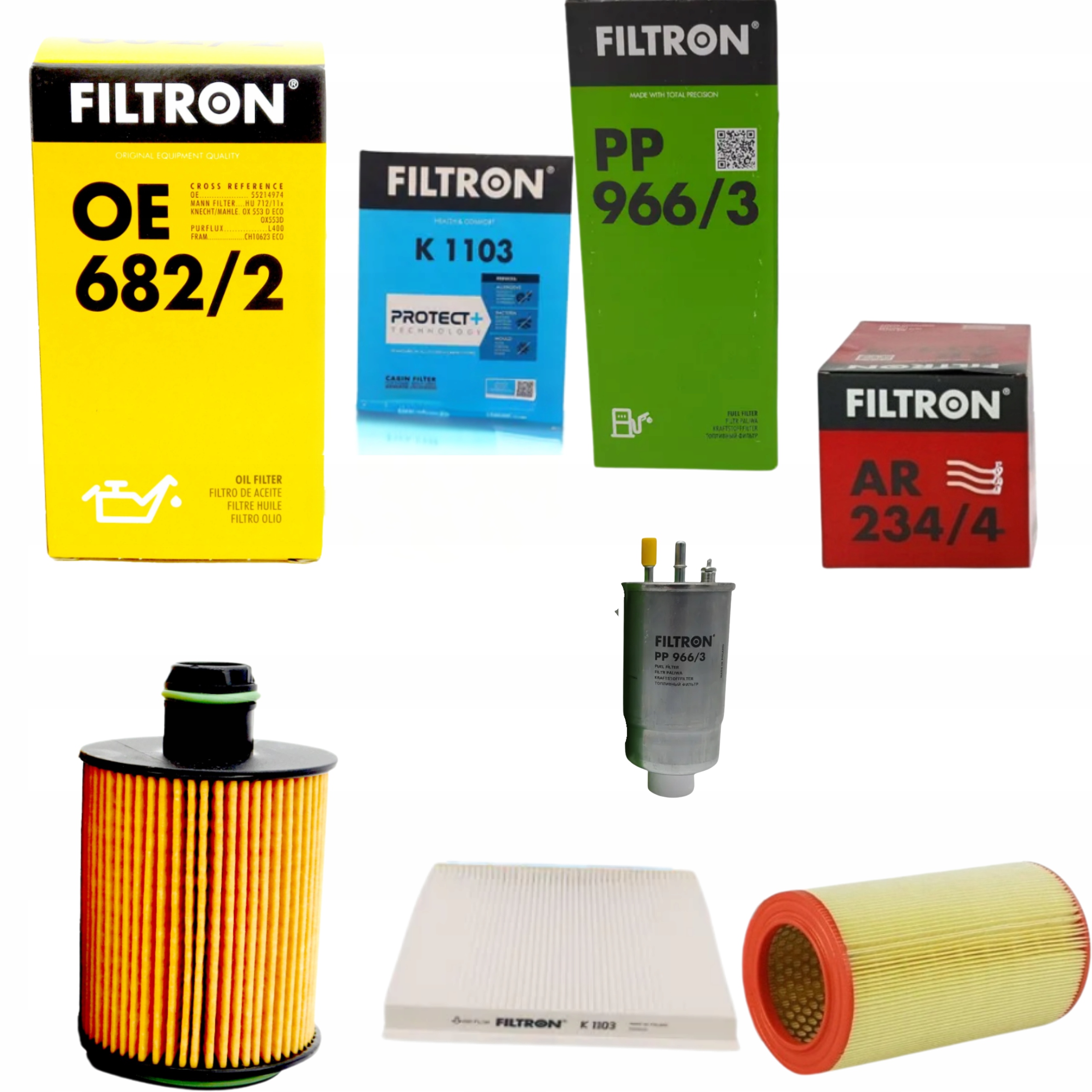 Sada Filtrů Filtron Fiat Bravo II 1.6 2.0 D