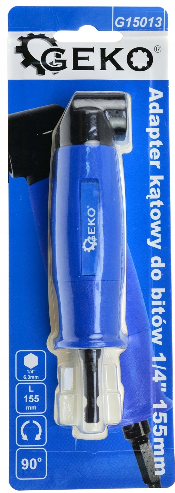 Adapter kątowy przystawka uchwyt do bitów 90° Marka Geko