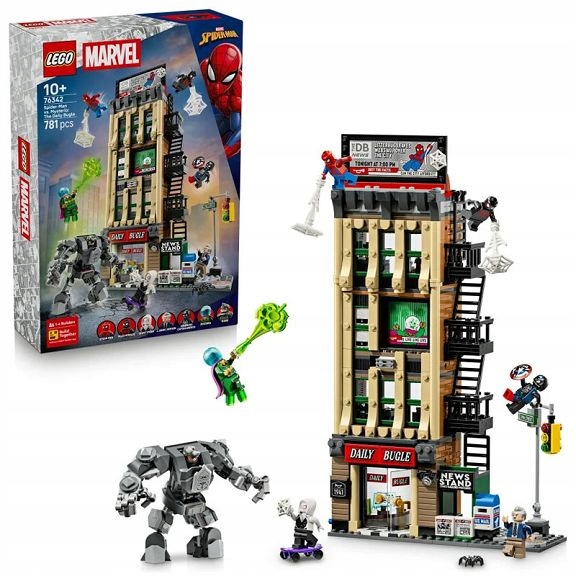 Lego Marvel Heroes Spider-Man vs. Mysterio: Útok na Daily Bugle 76342