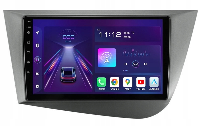 Radio 2DIN Nawigacja Android Seat Leon MK2 II 8/256 Gb Dsp Carplay Lte