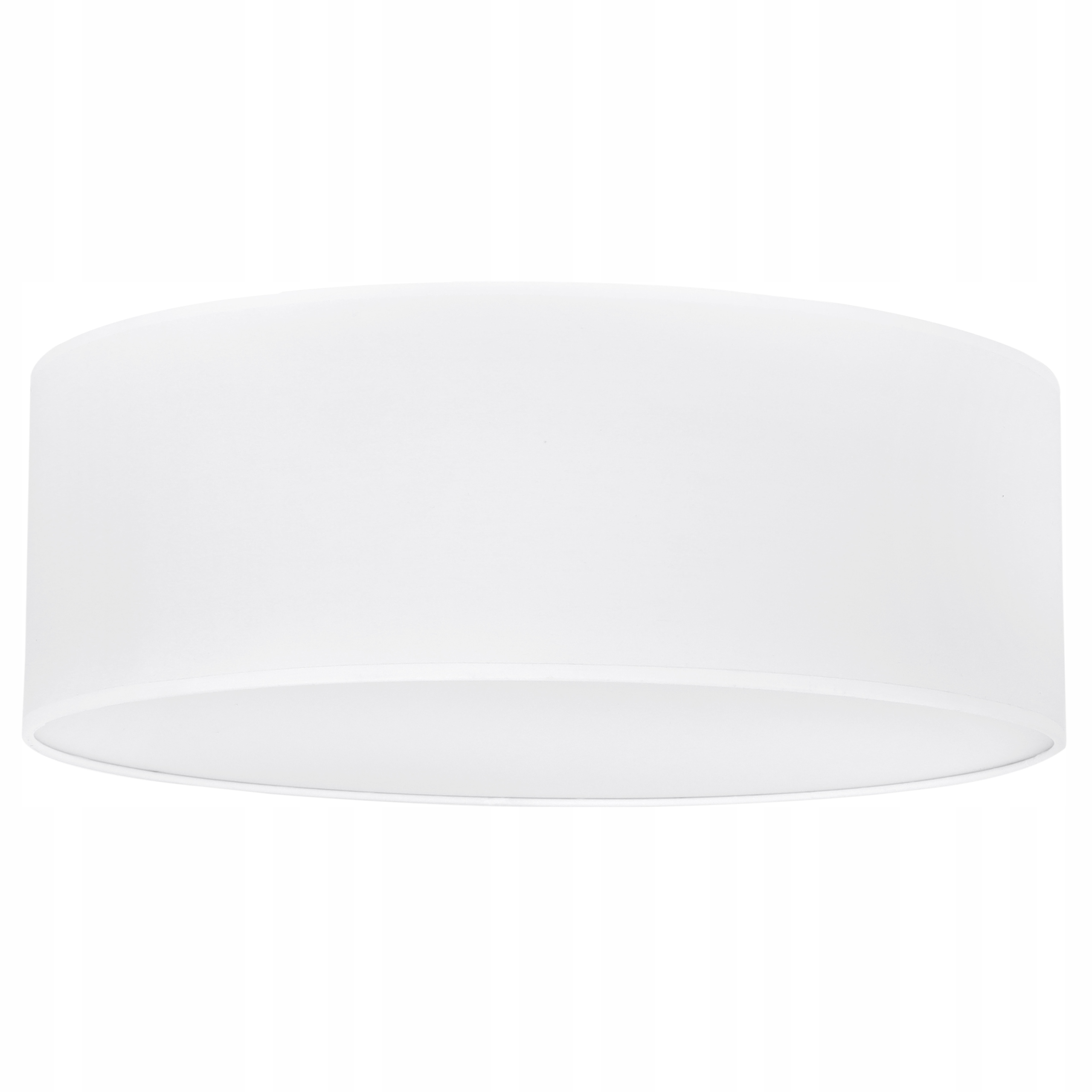 Stropná Lampa Stropné Svietidlo Okrúhla Veľká Tienidlo Biela Do Spálne 40CM E27