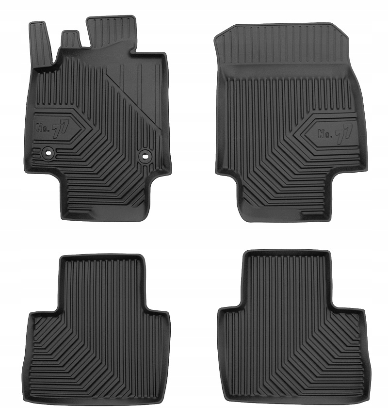 Gumové Koberce Toyota RAV4 5 bez hybridu od roku 2018 Korytka 77