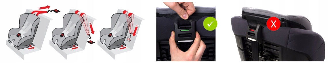 Fotelik samochodowy 9-36 Kinderkraft SAFETY ISOFIX Wysokość produktu 77 cm