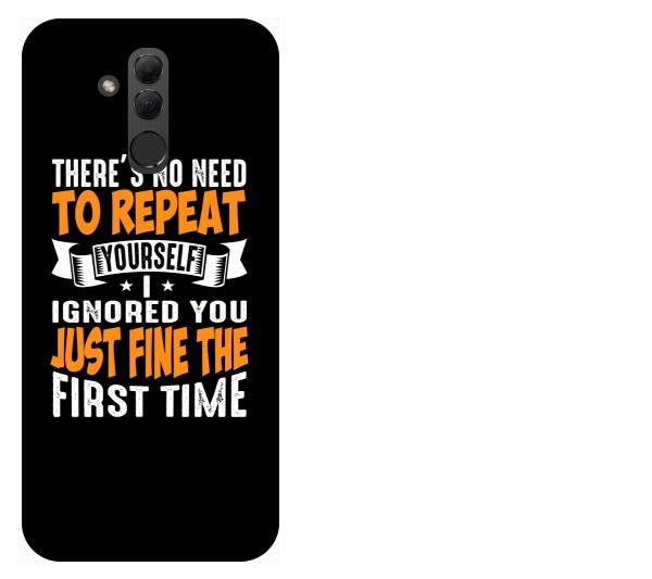 

Etui pokrowiec Huawei Mate 20 Lite No need to repe