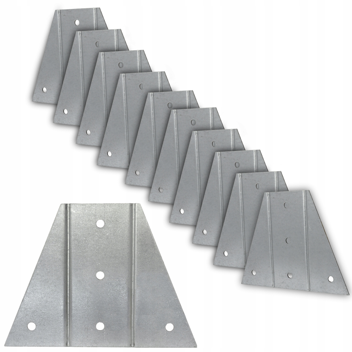 ZESTAW 10x OCYNKOWANA PŁYTA ŁĄCZENIOWA TYPU T DO PROFILI 3040