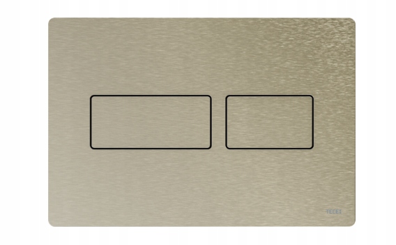 Tece Przycisk spłukujący Wc Solid nikiel szczotkowany 9240446