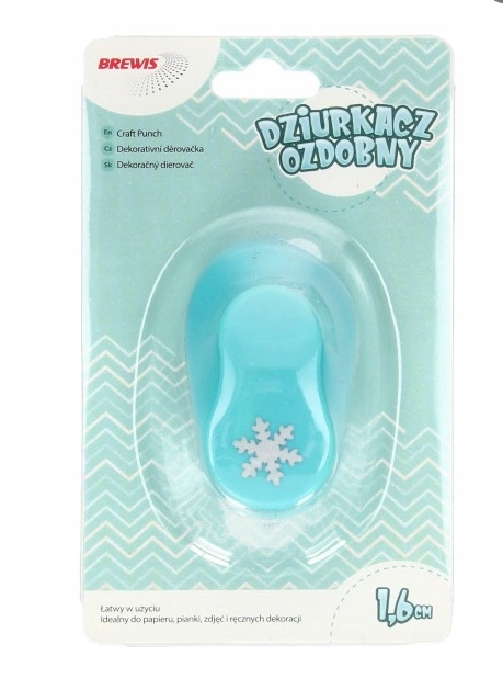 

Dziurkacz Śnieżynka Ozdobny 1,6cm (d16-65)brewis