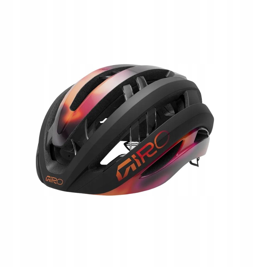 Silniční cyklistická přilba Giro Aries Spherical matte black/frequency orange L