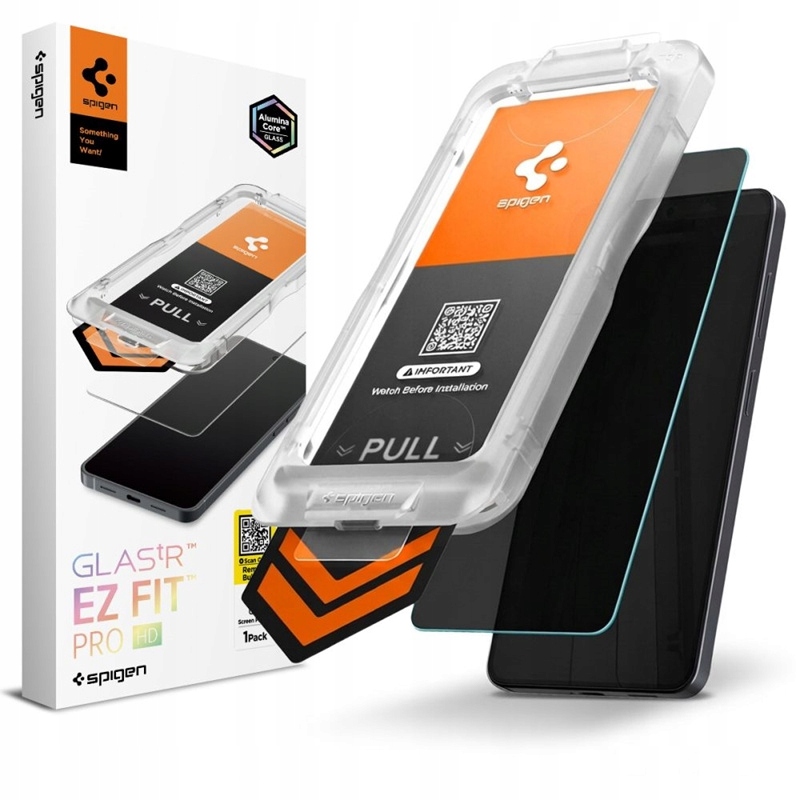 Szkło Prywatyzujące do Galaxy S26 Plus Spigen Hartowane 10H+ Glas.tR Ez Fit