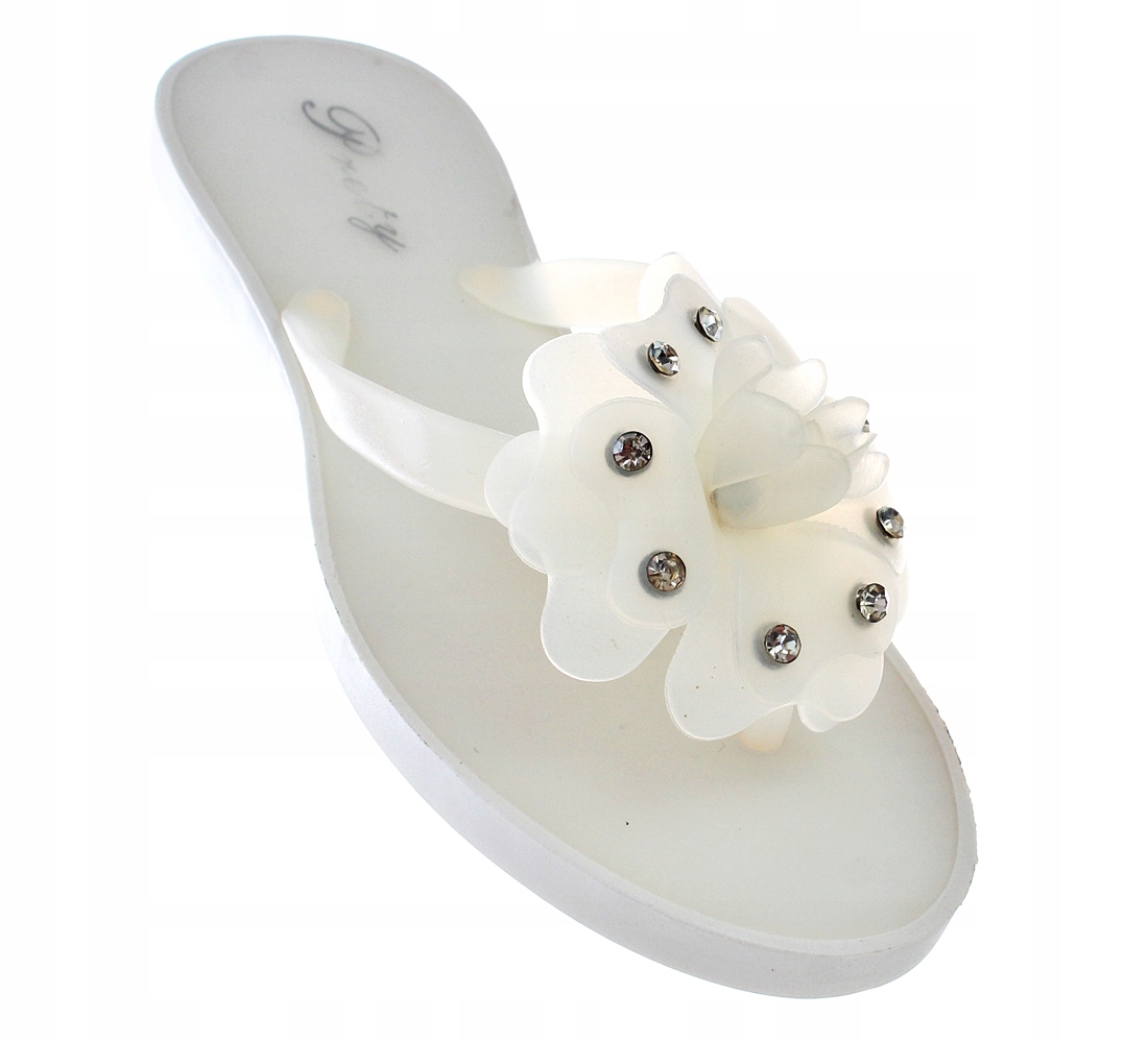 KLAPKI JAPONKI MELISKI KWIAT ŚLICZNE 6233 roz. 39 Rozmiar US 7.5