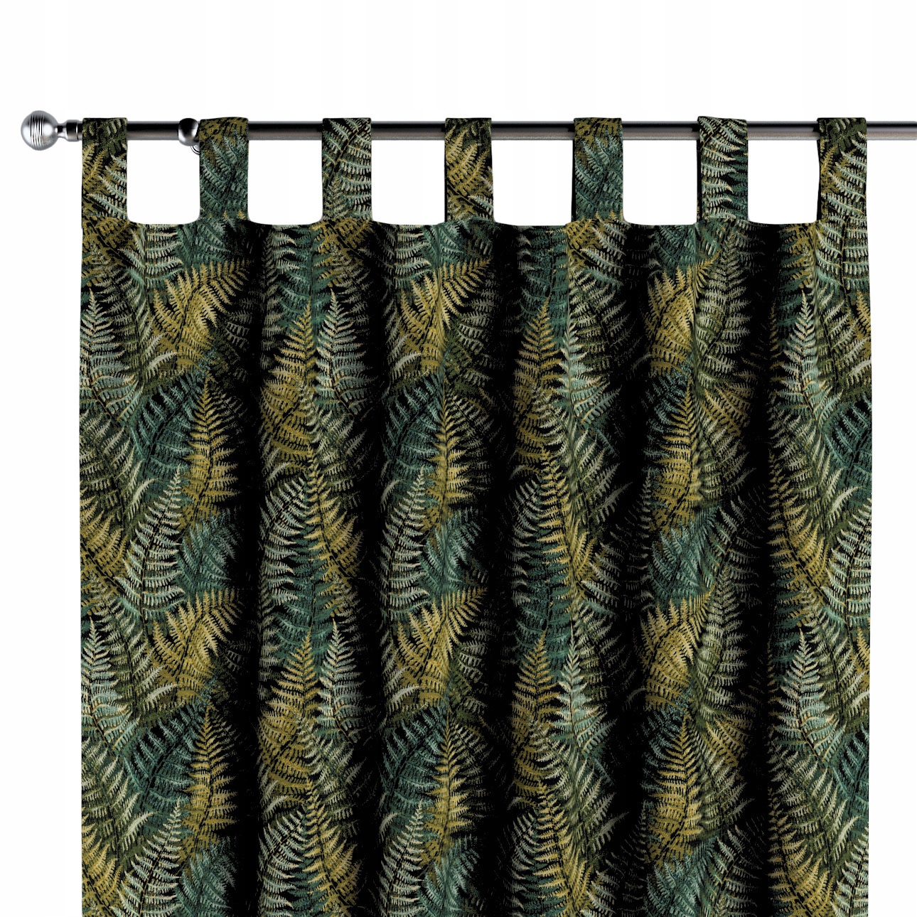 Dekoria Záves na traky 1 ks 130x260 cm odtiene zelenej