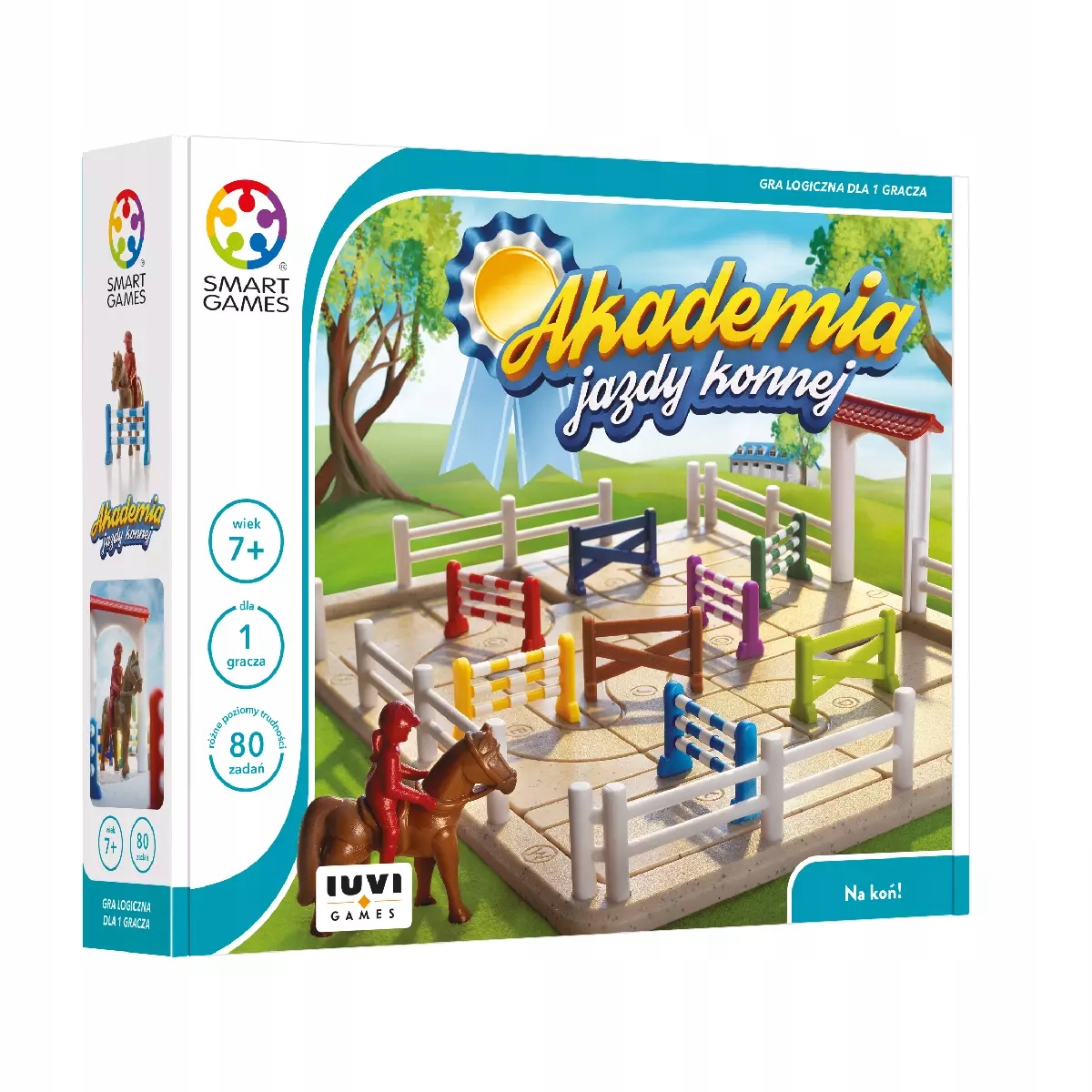 Gra Logiczna Smart Games Akademia Jazdy Konnej Dla Dzieci Łamigłówka Koni