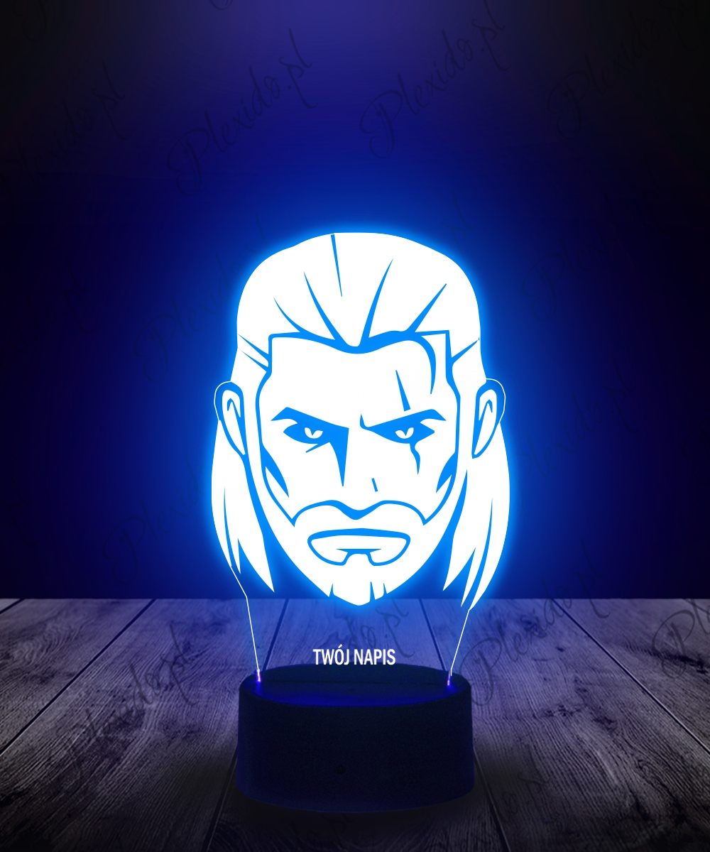 Lampka na Biurko Statuetka 3D Gra Wiedźmin Gerald Kod producenta 5905342853664