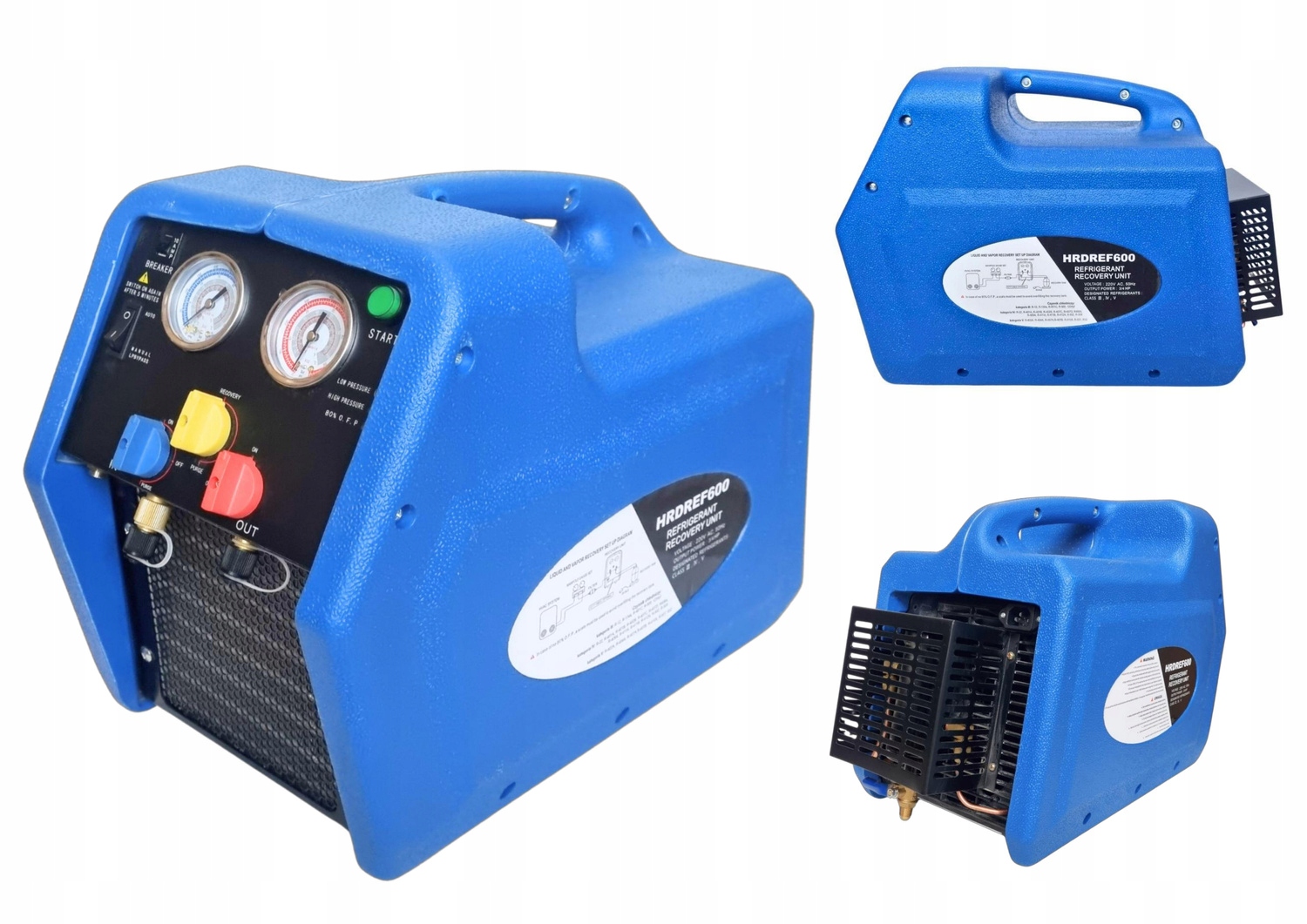 Stacja do odzysku czynnika R32 R134a R404a 1234yf UDT z separatorem oleju