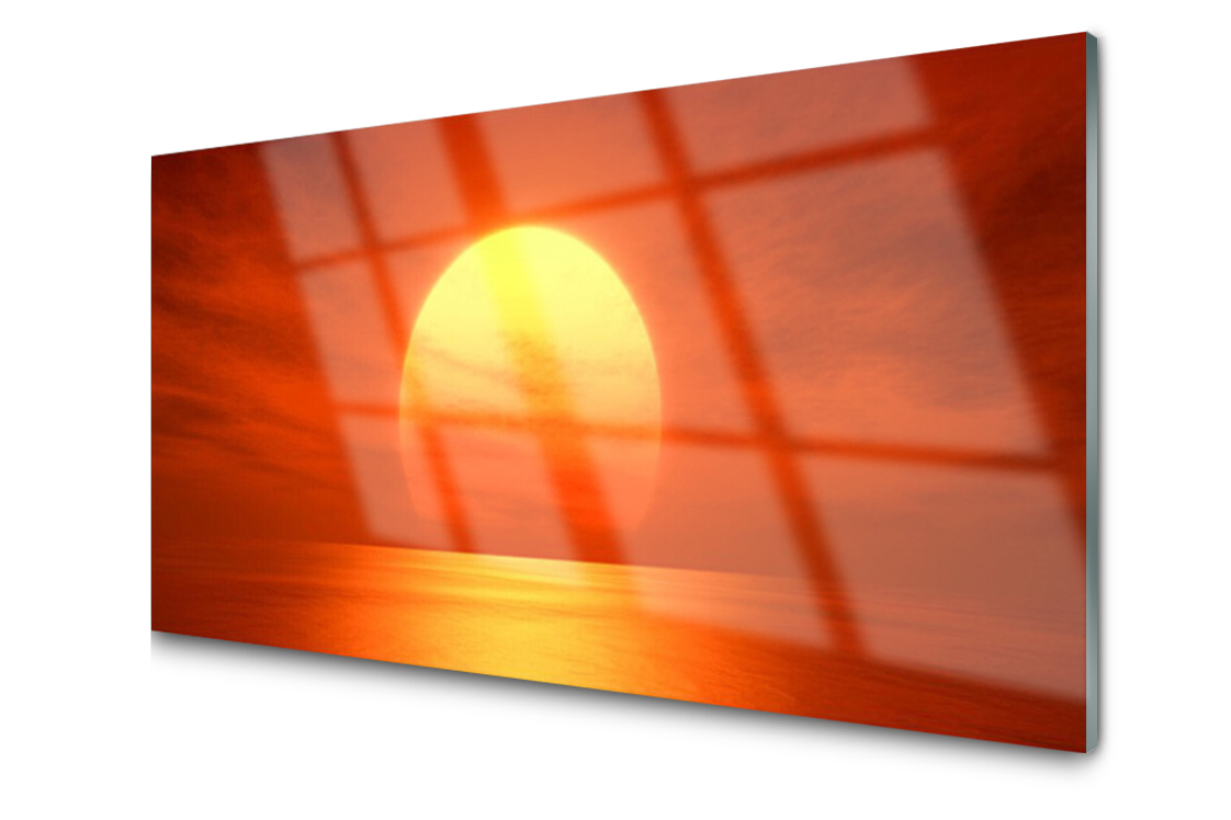 

Panel szklany Płytka Zachód Słońca Morze 120x60