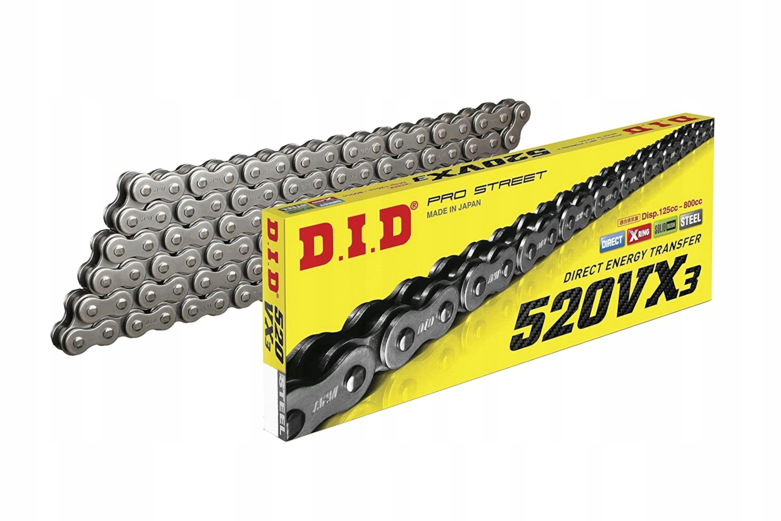 Hnací reťazec DID 520 VX3 96 X-Ring svorka