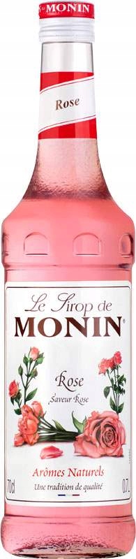 Levně Monin Sirup rose/růže Sklo 0,7l