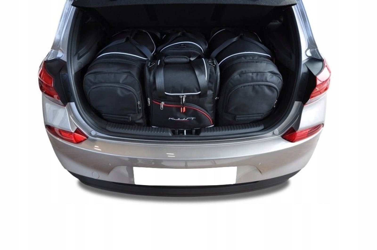 J&j Automotive Sada 4ks cestovných tašiek Aero pre Hyundai i30 Hatchback 2