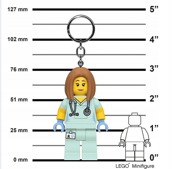 LEGO BRELOK LED PANI DOKTOR LGL- KE 156 Marka LEGO