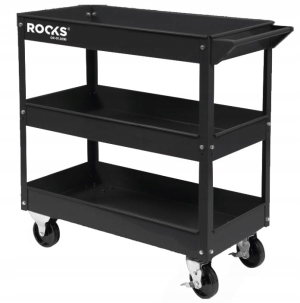 Rooks Servisný Vozík 3 Police, 130 Kg