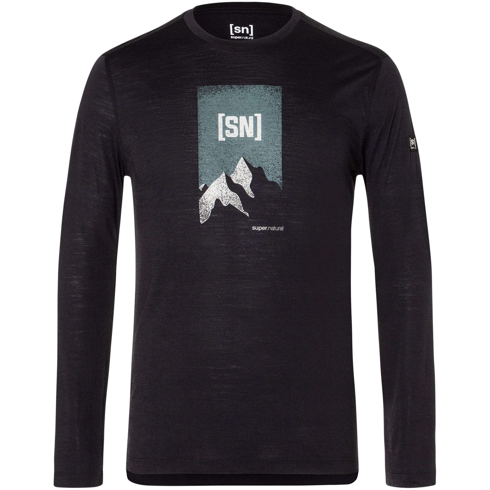 Koszulka męska longsleeve Super.natural M 2 Pitch Ls czarna r. L