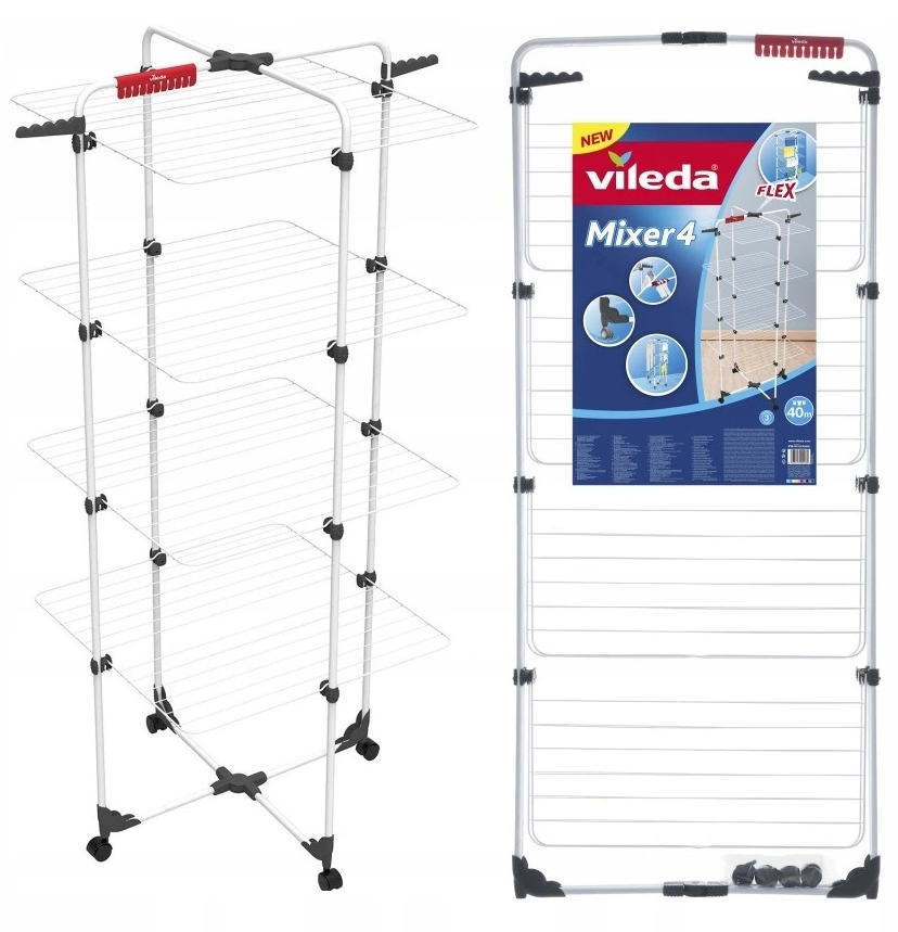 Suszarka do ubrań Vileda Mixer 4 8skrzydeł wieżowa