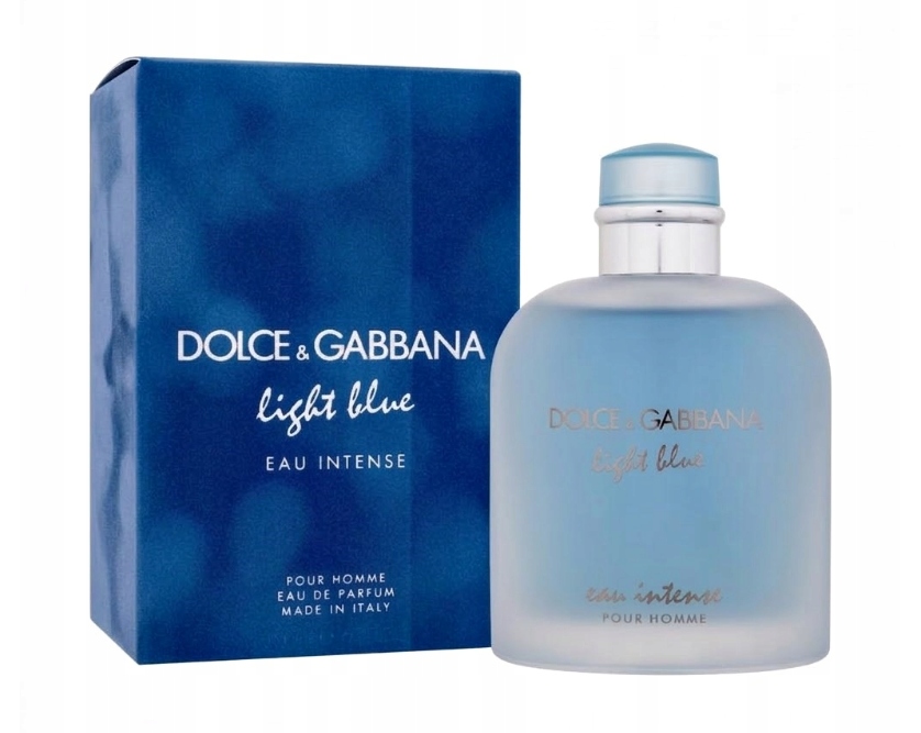 D&g Dolce & Gabbana Light Blue Eau Intense Pour Homme 200ml Edp Perfumowana