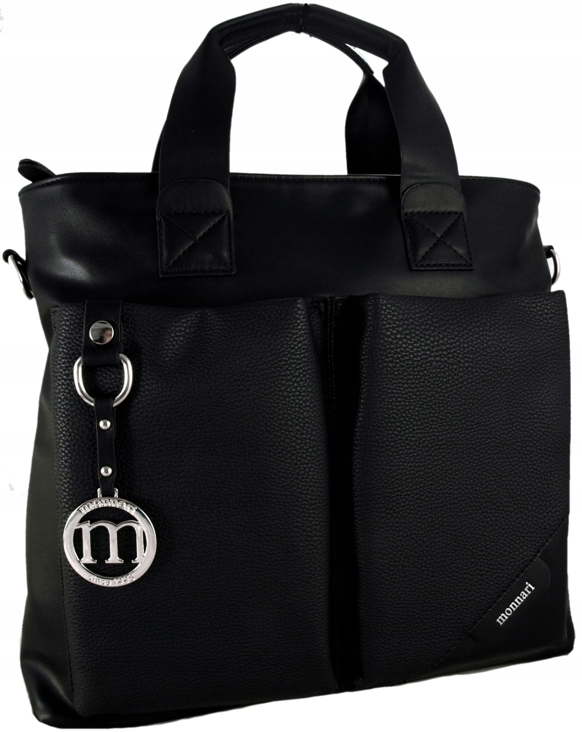 

Monnari Torebka Listonoszka Aktówka Shopper Czarna