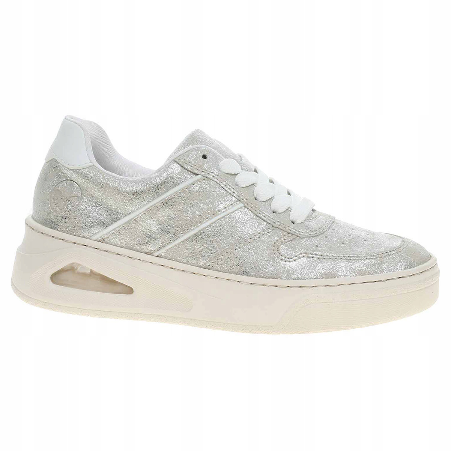 Dámská obuv Rieker N6402-40 silber-platin 40