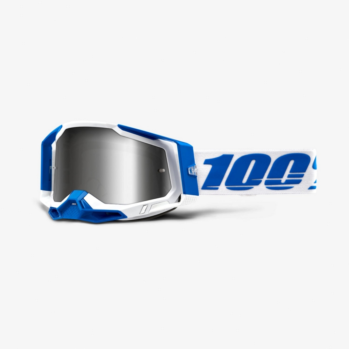 Okuliare Na Cross Quada Enduro Atv Racecraft 2 Isola Flash Silver Lens Biela