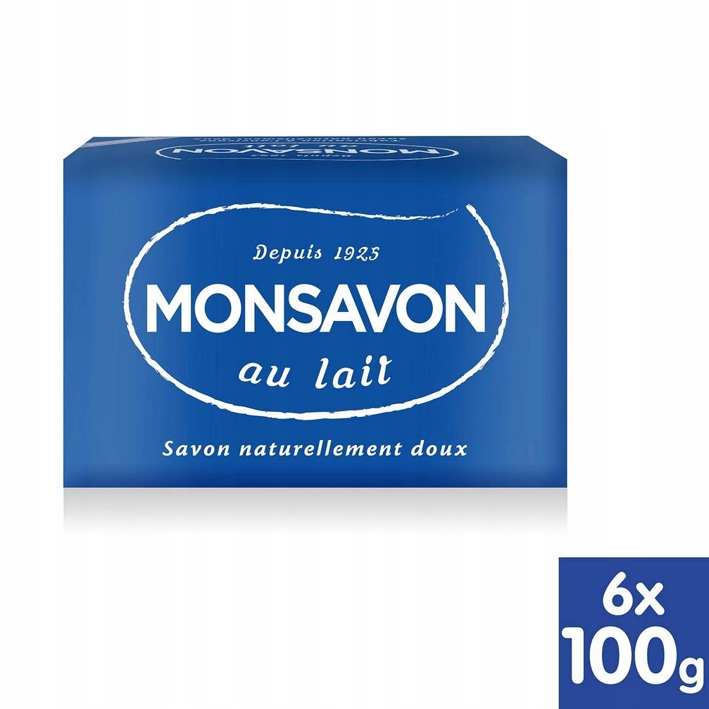 Mýdlo Monsavon L Authentique s mlékem a levandulí 6x100 g Péče