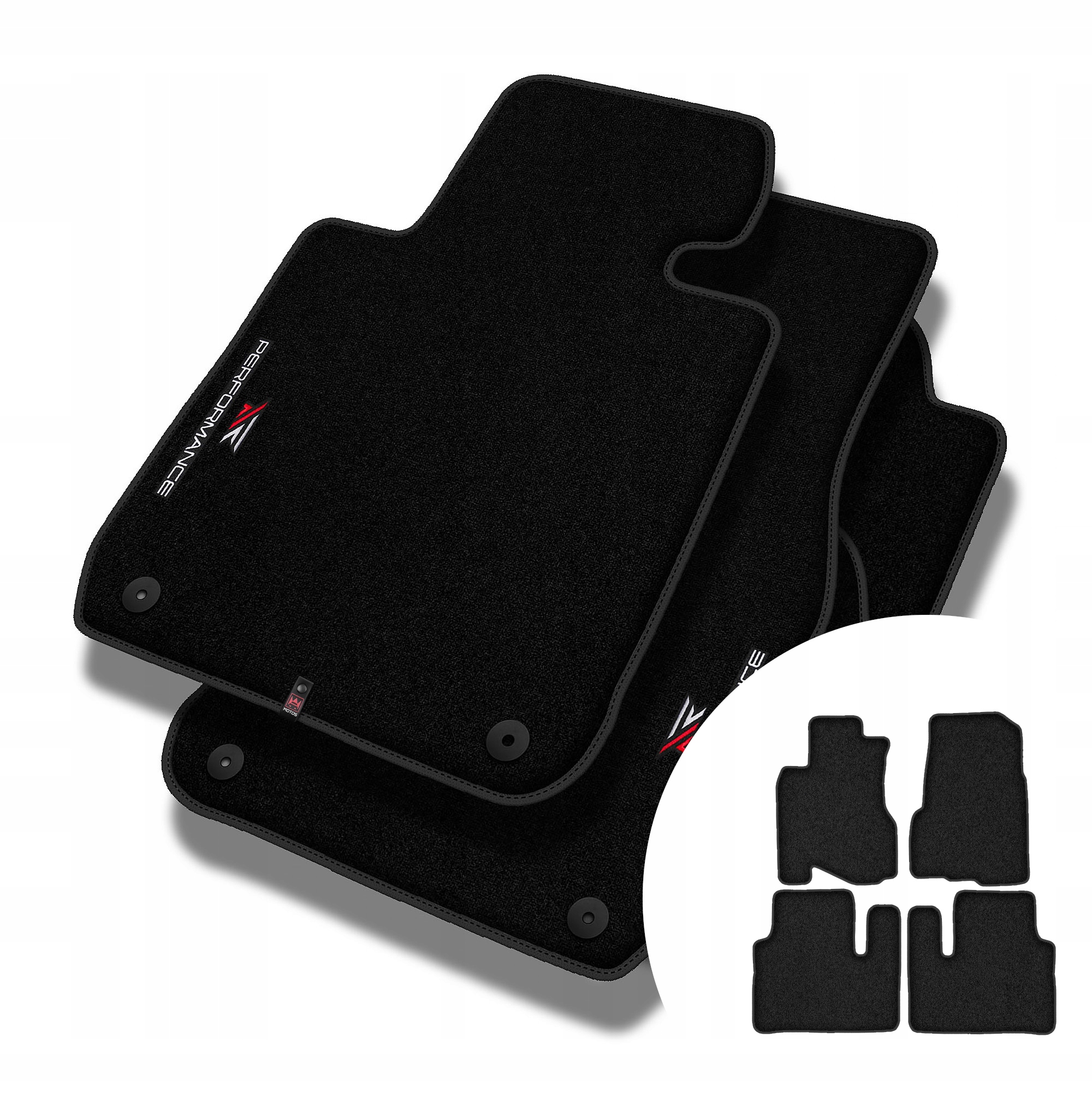 Velúrové koberčeky Performance Premium pre Honda Cr-v II 2002-2007