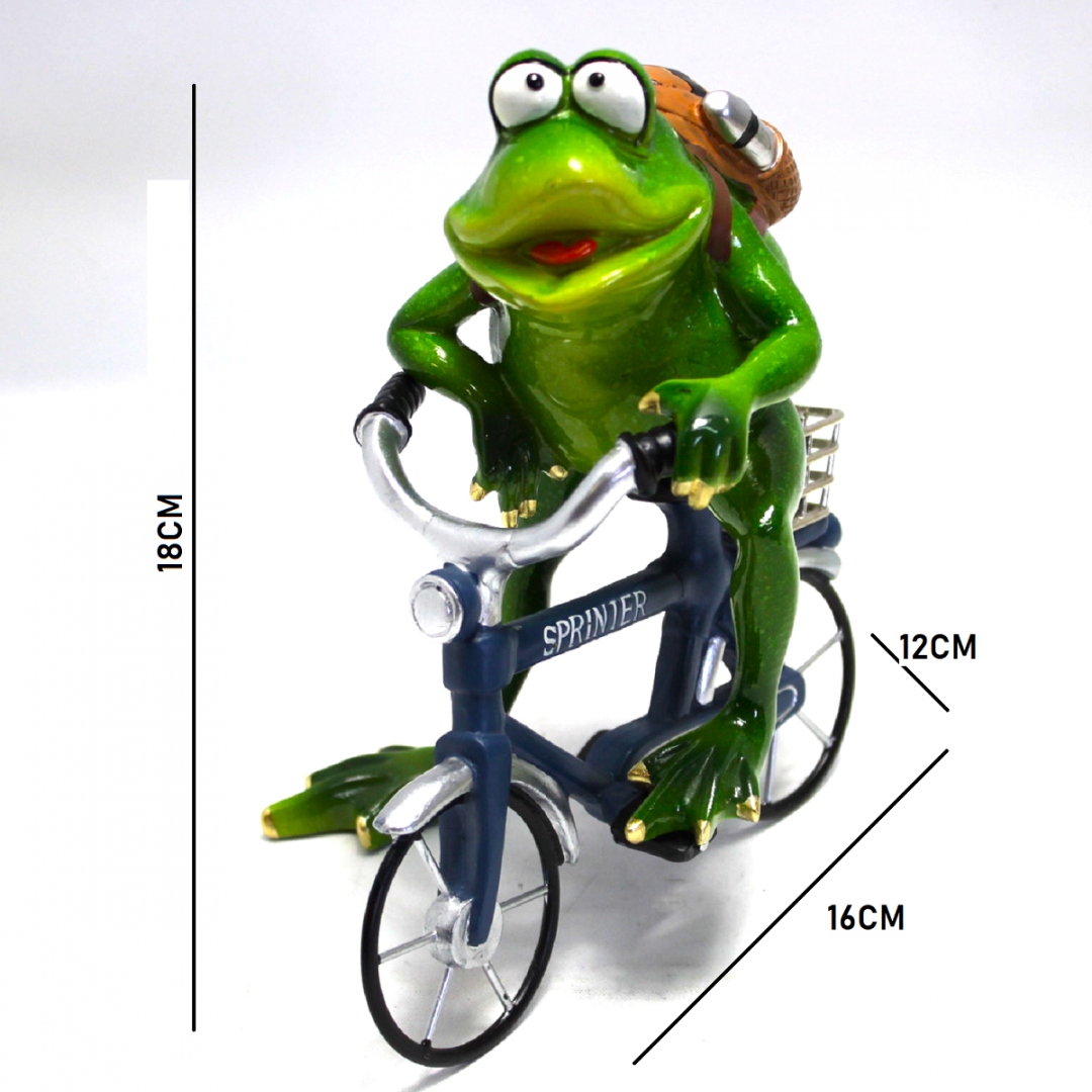 FIGURKA ŻABA NA ROWERZE Kod producenta 113965