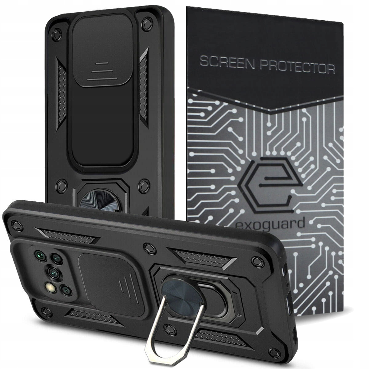 

Etui Case Pancerne+szkło do Xiaomi Poco X3 Pro