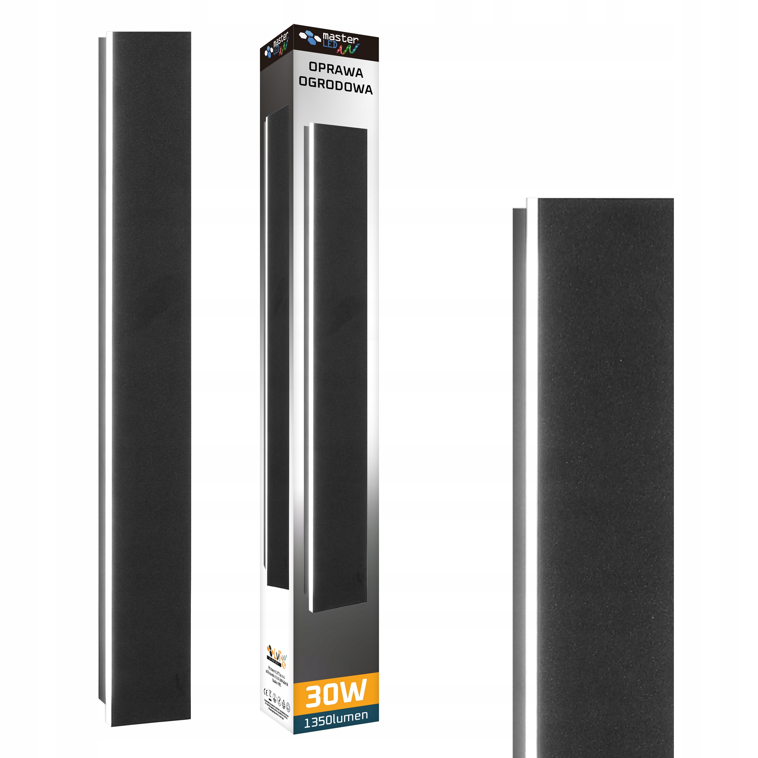 Fasádní nástěnná lampa Venkovní zahradní svítidlo Led 30W 100 cm