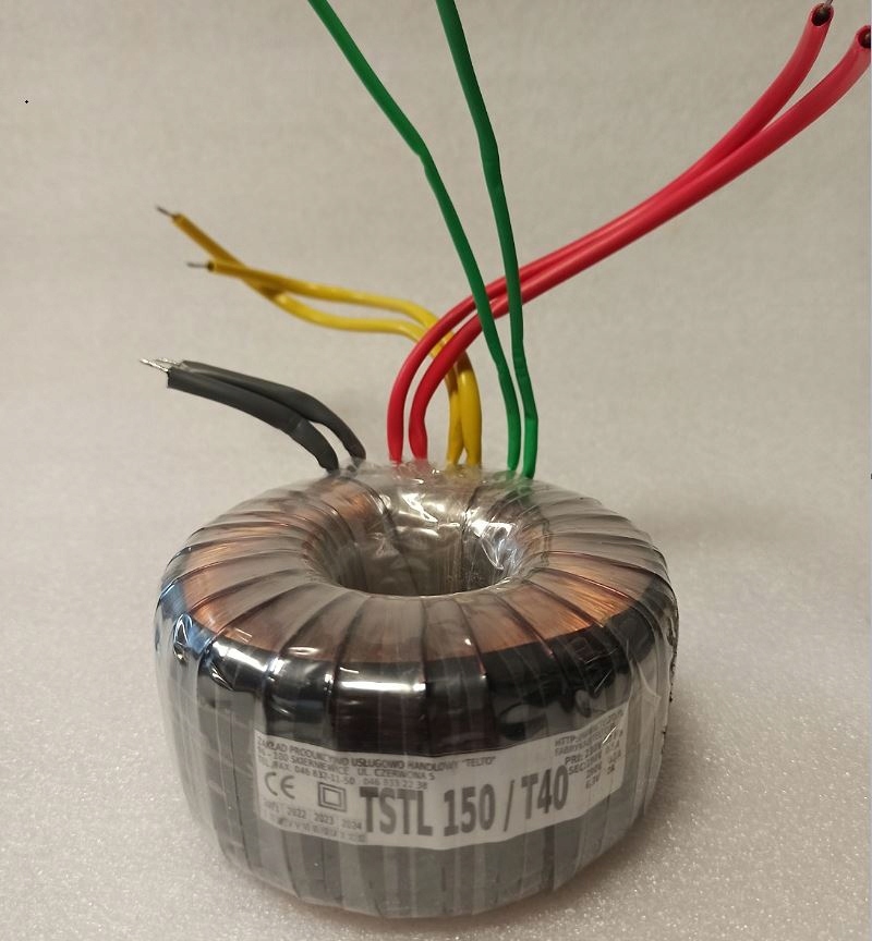 Transformator toroidalny TSTL150/T40 230/190V 0.5A
