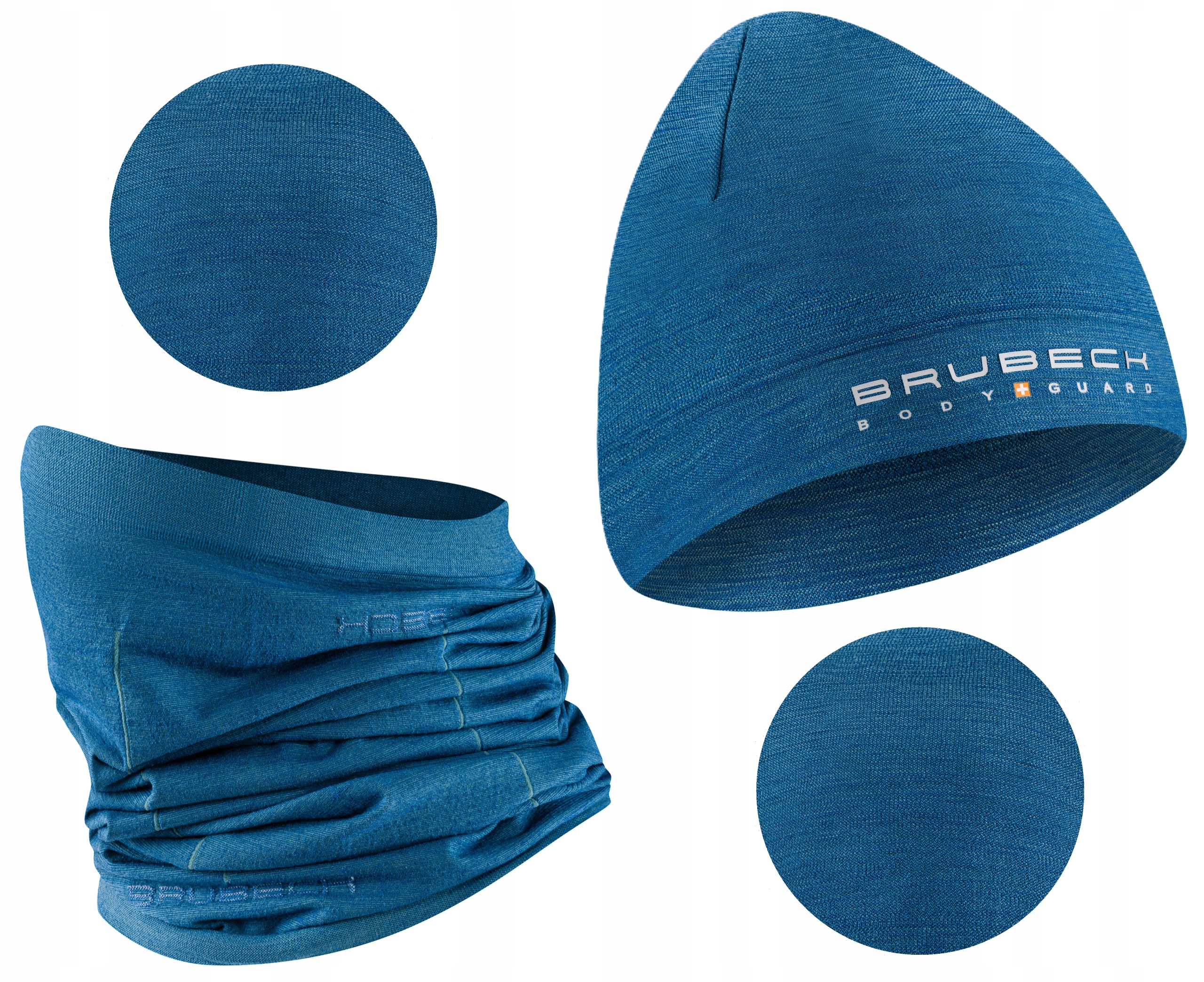 Czapka Wełniana Termiczna Brubeck Komin Termoaktywny Na Rower Do Biegania