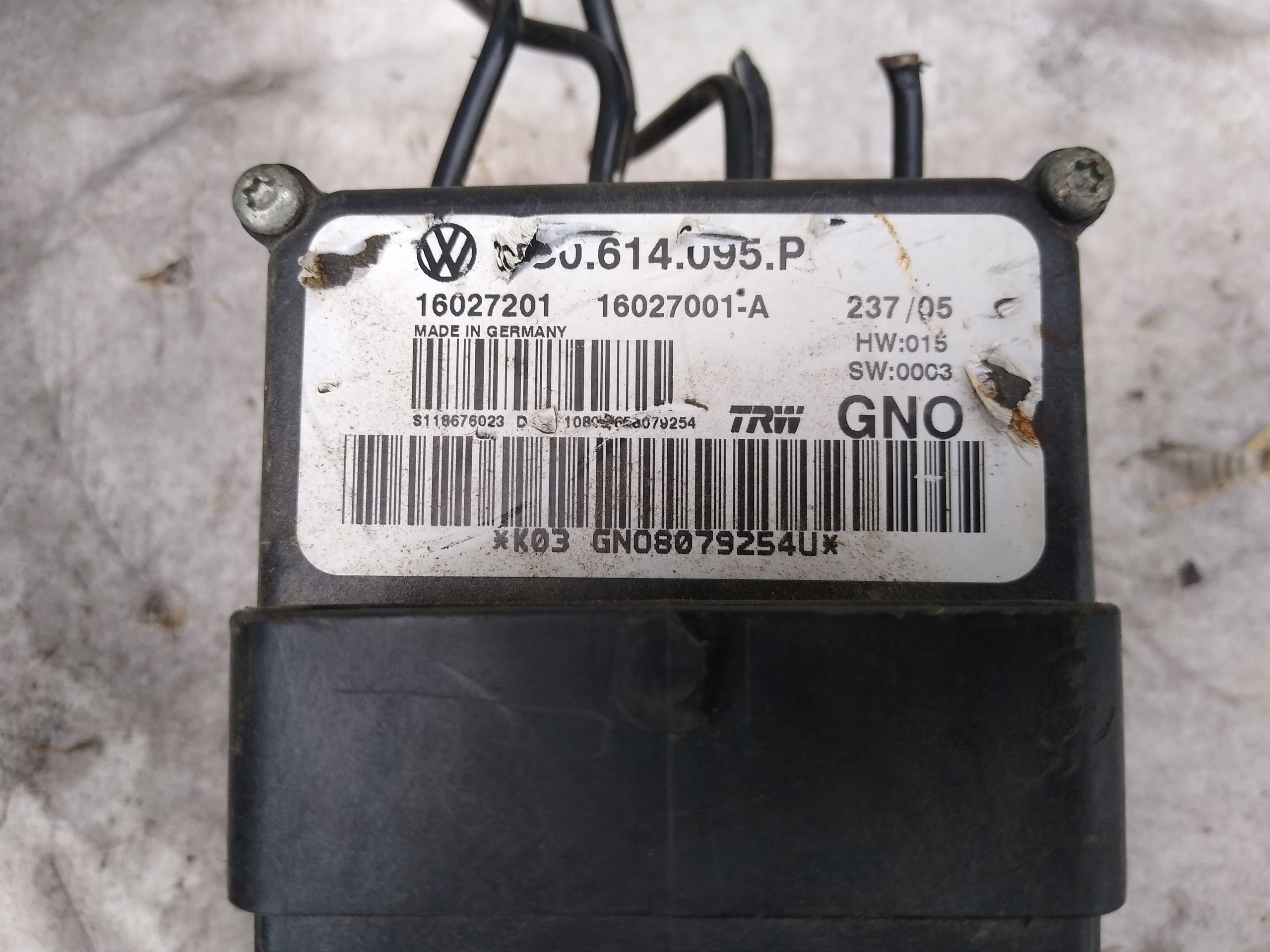 pumpa ABS 3C0614095P VW AUDI