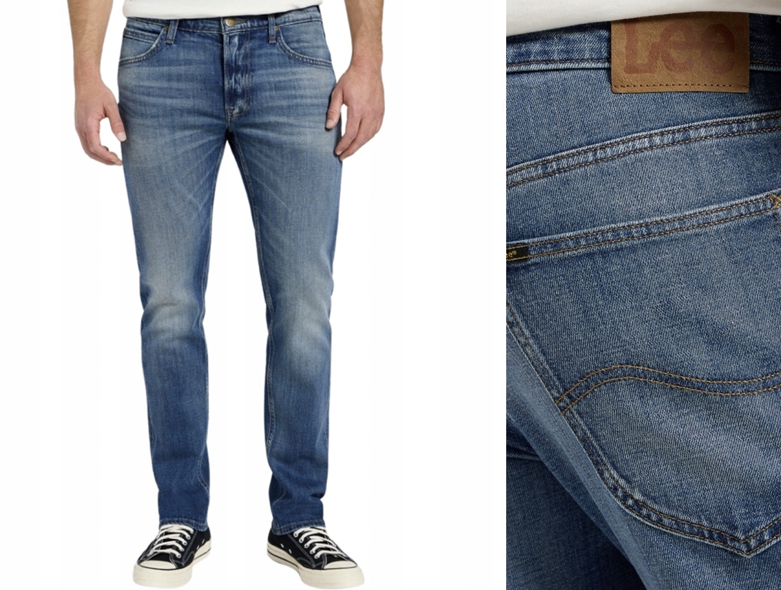 Lee Daren jednoduché pánské džíny straight Zip Fly Rising Tide W38 L32