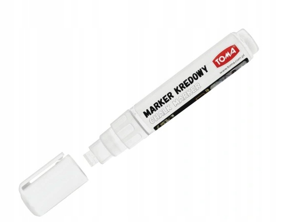 

Marker kredowy 8x5 mm biały TO-291 Toma
