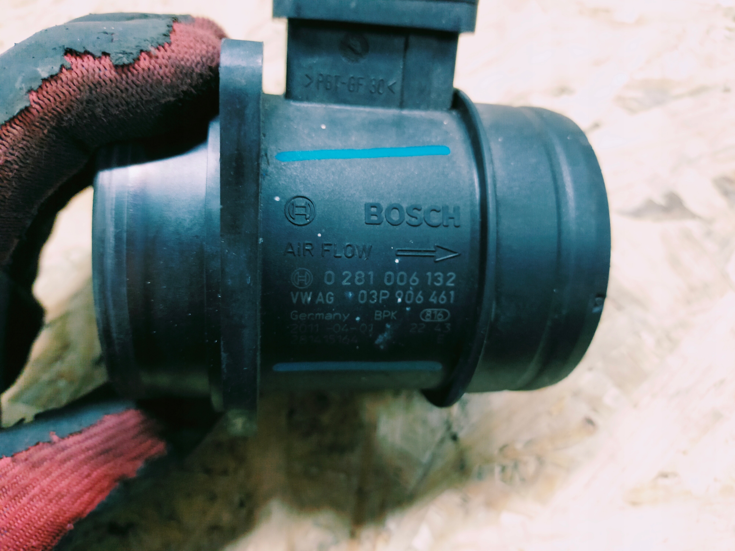 flow meter Vw Audi Seat Skoda 0281006132