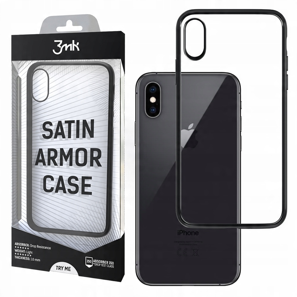

Apple iPhone Xs ---- Etui --- 3mk Satin Armor Case
