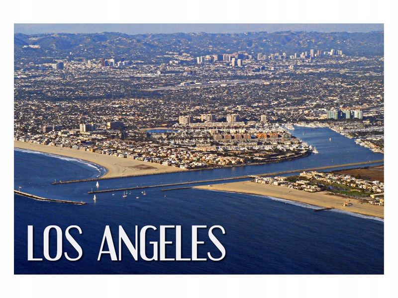 

Los Angeles - Lot nad miastem - Magnes na lodówkę