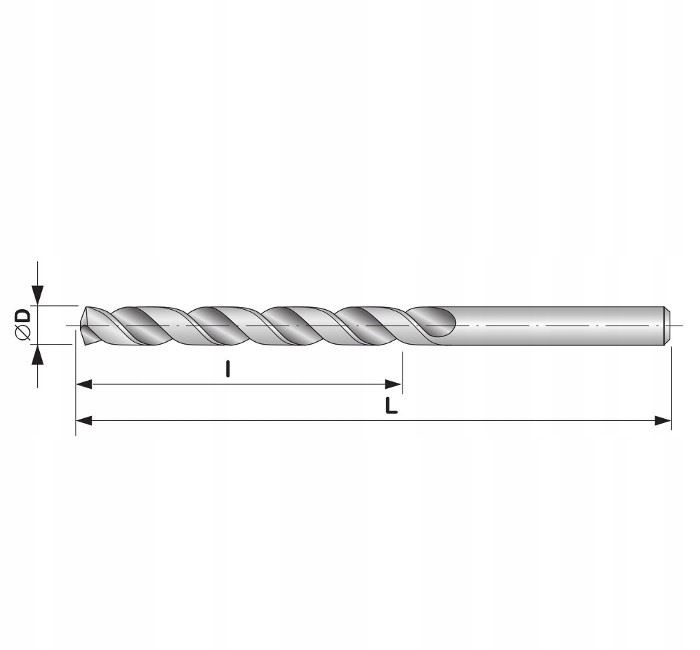 WIERTŁO NWKa DIN338RTi 9,8 x 87 x 133 HSSCo5 INOX Kod producenta VN10015.0970.