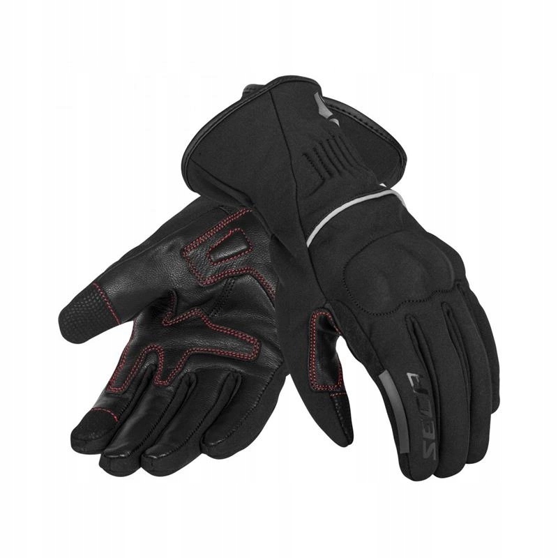 Dámské zimní motocyklové rukavice Seca Polar II Lady Black černé Bonus