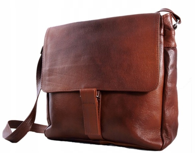 TOREBKA SKÓRZANA LISTONOSZKA BRĄZOWO-RUDA SKÓRA EAN (GTIN) 0698142281625