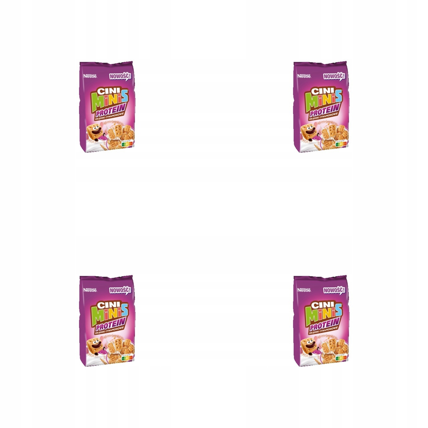Levně 4 x 400 g Nestle cini minis proteinové snídaňové cereálie