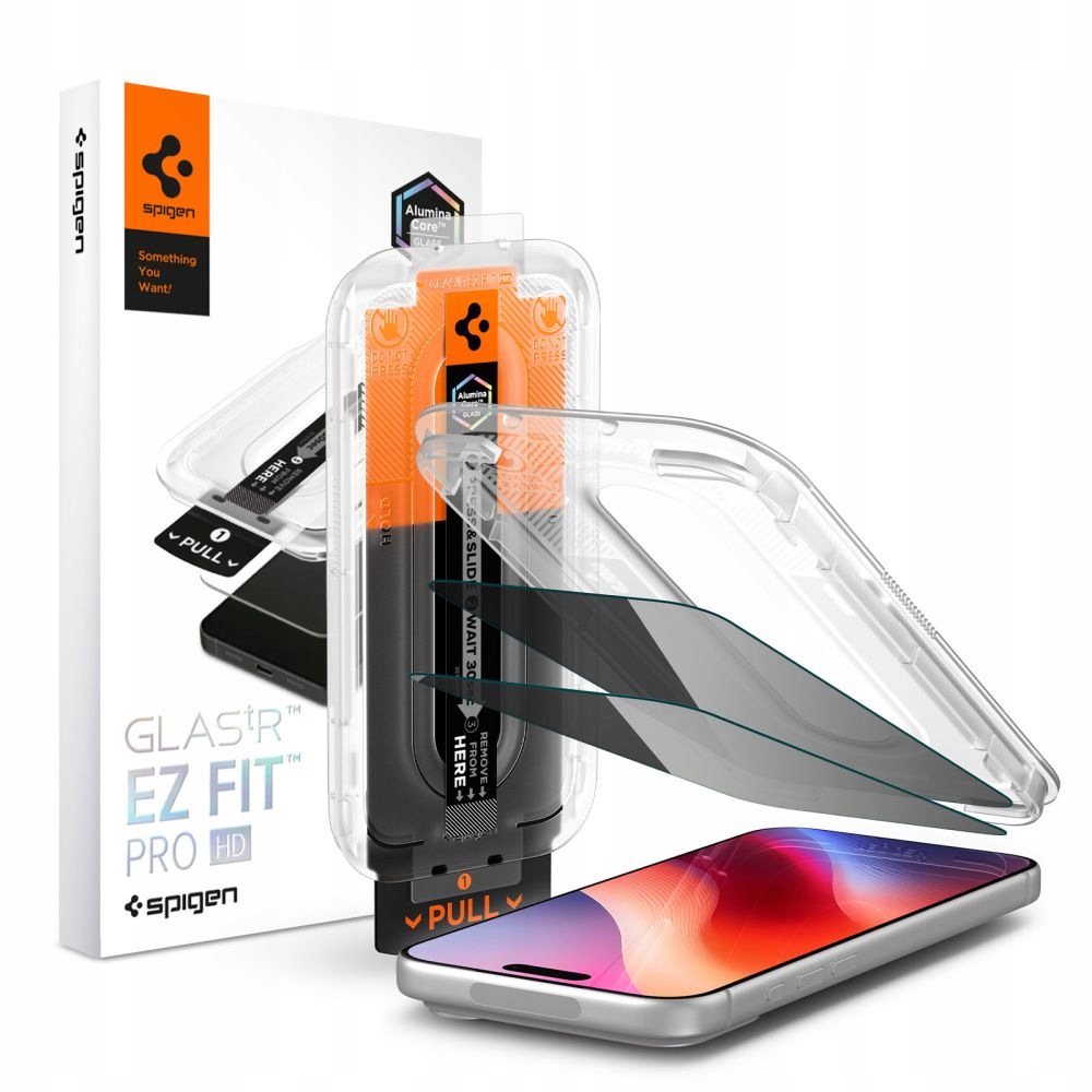 Sklo S Privátním Filtrem Spigen Glass Ez Fit Privacy 2-PACK pro iPhone 18 Pro Max