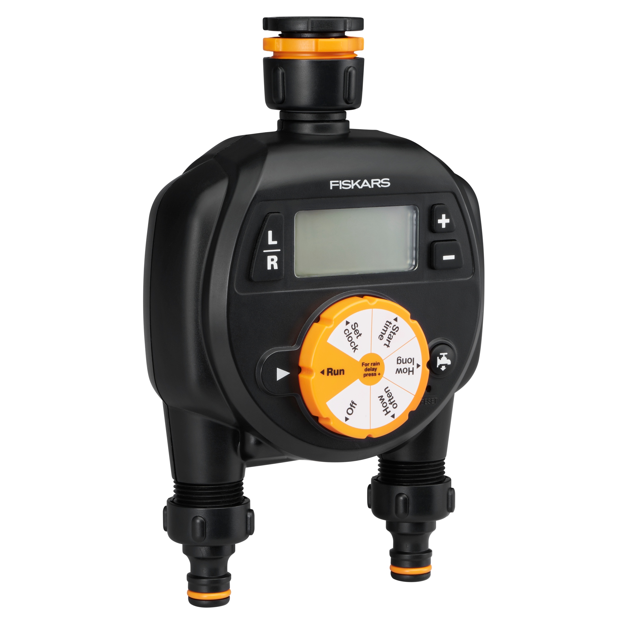 Fiskars Sterownik nawadniania podwójny programator elektroniczny wody
