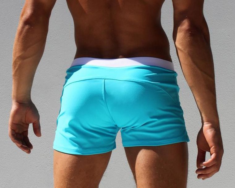 KĄPIELÓWKI MĘSKIE BOKSERKI SZORTY LAZUROWE - 3XL Marka Papilio